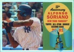 2008 Topps Chrome 50th Anniversary ALFONSO SORIANO #ARC8 New York Yankees